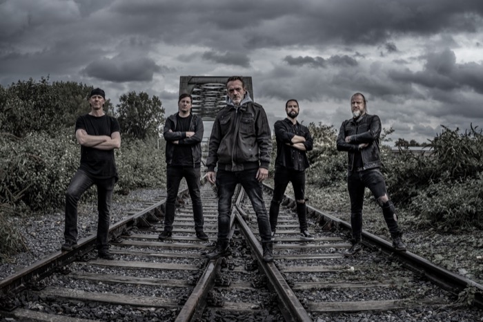 KEØN Bandfoto: Dennis Vaas, Sebastian Schepers, Andreas Müller, Ingo Carlucci-Schulte und Florian Brüggemann